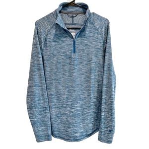 Men’s Target All In Motion Premium Layering Quarter Zip Pullover Blue Size Small